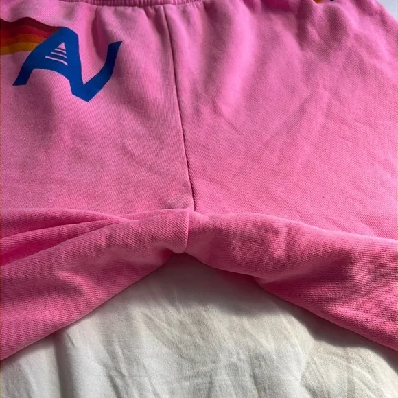Nwot aviator nation pink high waist sweatpants - Picture 3 of 4
